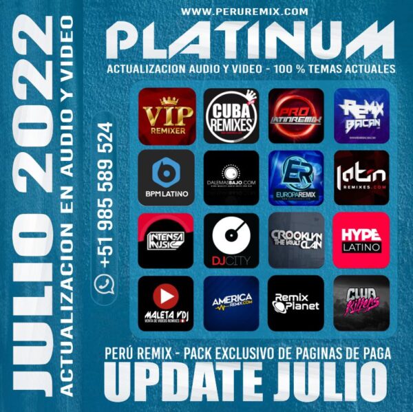 07 PACK PLATINUM - JULIO 2022