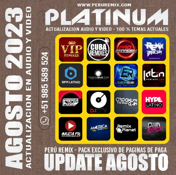 08 PACK PLATINUM - AGOSTO 2023