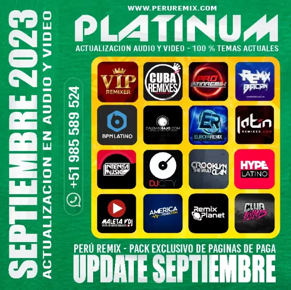 09 PACK PLATINUM - SEPTIEMBRE 2023